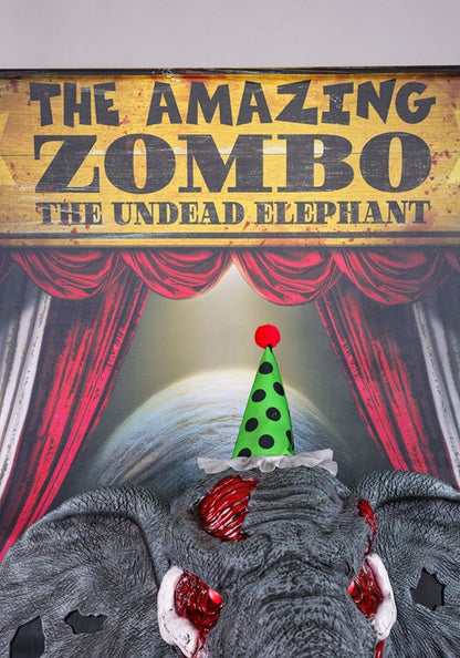 3FT Zombo the Undead Elephant Actor-matronic Decoration - Brick Thunder - US 2056