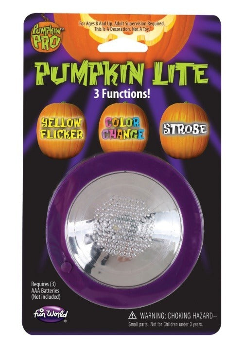 3 Function Pumpkin Light Halloween Decoration - US 7080