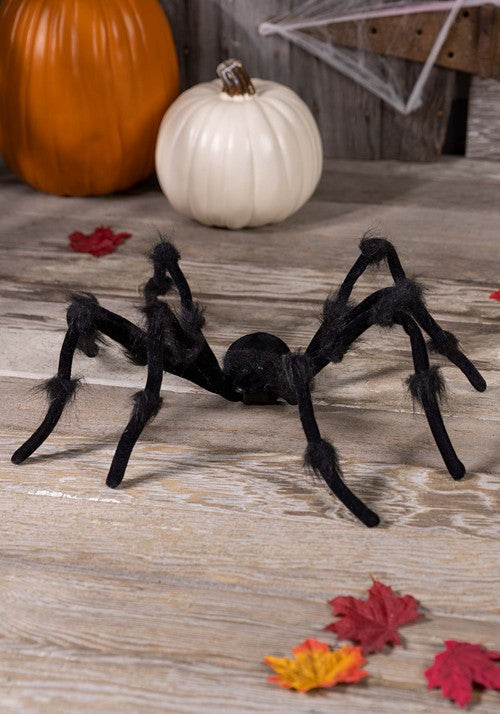 30-Inch Poseable Black Spider Decoration - US 5184