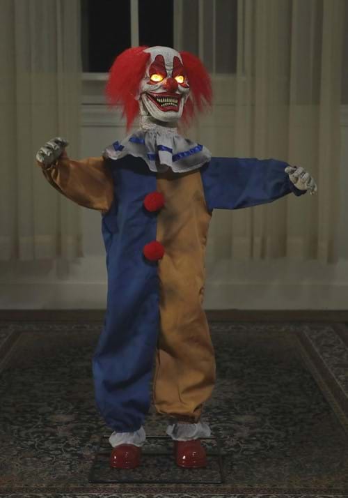 3FT Animated Little Top Evil Clown Halloween Prop - US 7187