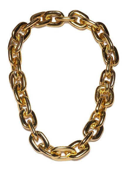 3cm Thick Gold Costume Chain Accessory - US 9446