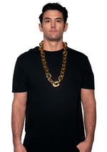 3cm Thick Gold Costume Chain Accessory - US 9446