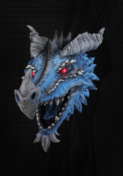 3FT Blue Dragon's Head Actor-matronic Decoration - US 5315