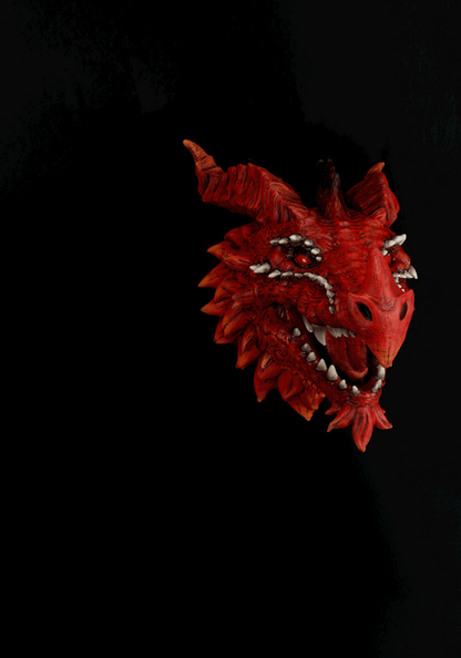 3FT Dire Dragon's Head Actor-matronic - Brick Thunder - US 7450