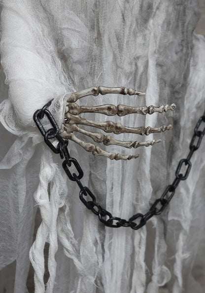 3FT Hanging Faceless Ghost Animatronic Decoration - US 2595