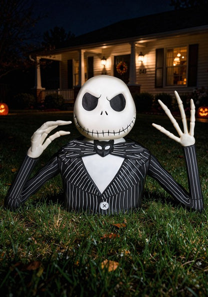 3FT Jack Skellington Ground Breaker Yard Decoration - US 4177