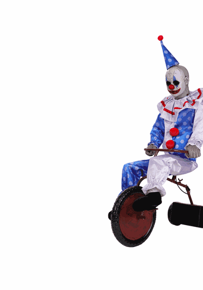 3FT Tricycle Doll Animatronic Decoration - US 6077