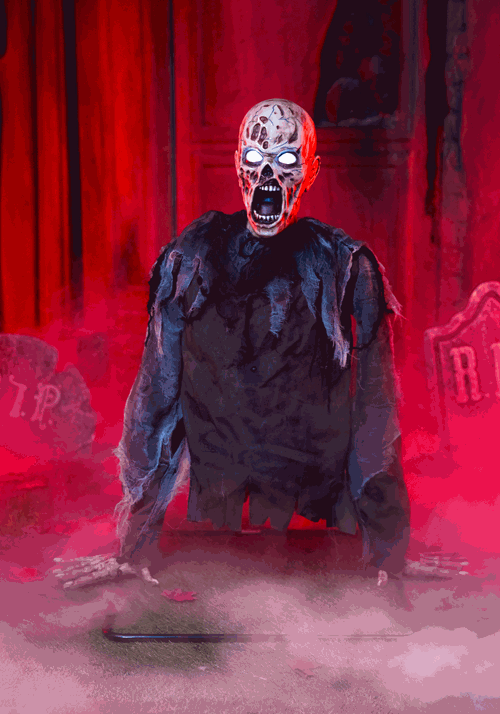 3FT Twitching Zombie Animatronic Decoration - US 7362