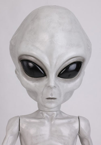 4.5FT Little Grey Man Alien Animatronic Decoration - US 5219