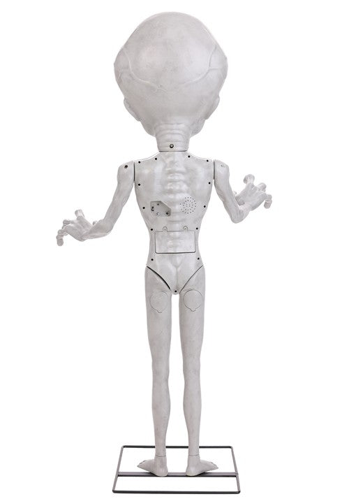 4.5FT Little Grey Man Alien Animatronic Decoration - US 5219