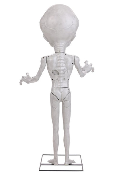 4.5FT Little Grey Man Alien Animatronic Decoration - US 5219