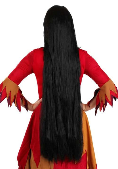 40" Long Black Witch Wig for Women - US 2788