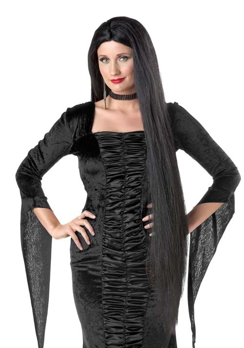 40" Long Black Witch Wig for Women - US 2788