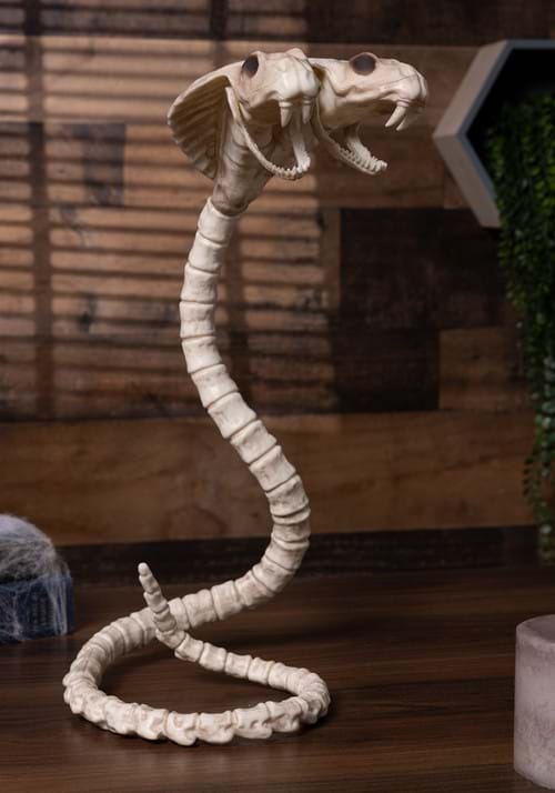 41-Inch Double Headed Cobra Skeleton Decoration - US 3798