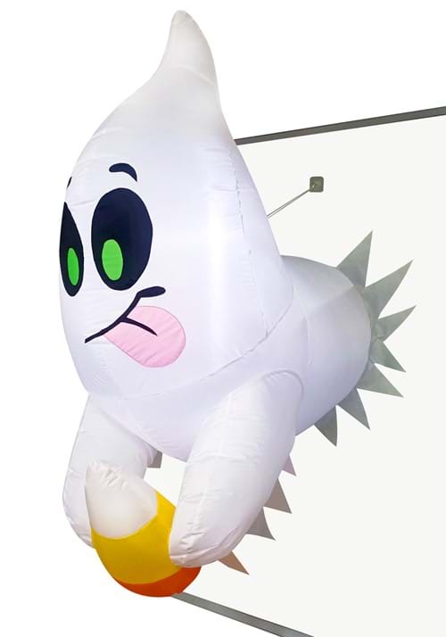 4FT Inflatable Window Breaker Cute Ghost Escaping Prop Decoration - US 6008