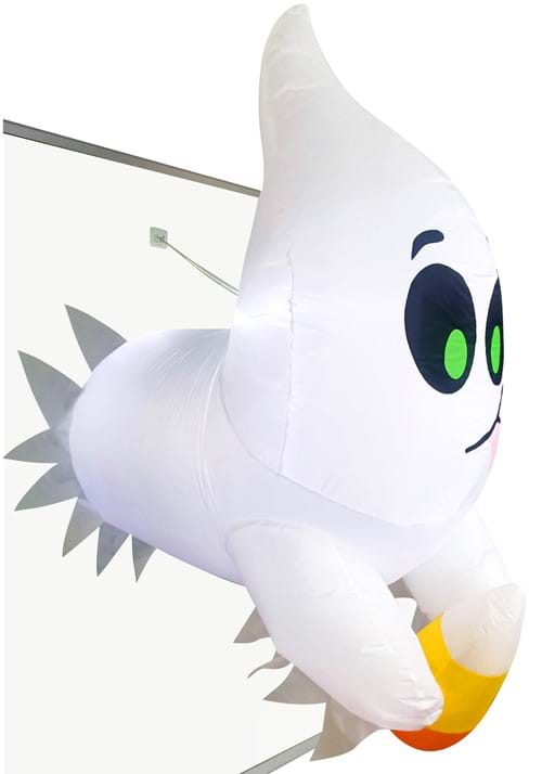 4FT Inflatable Window Breaker Cute Ghost Escaping Prop Decoration - US 6008