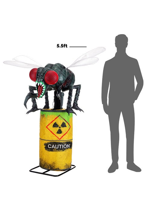 5.5FT Mungo the Mutant Fly Animatronic Decoration - US 8207