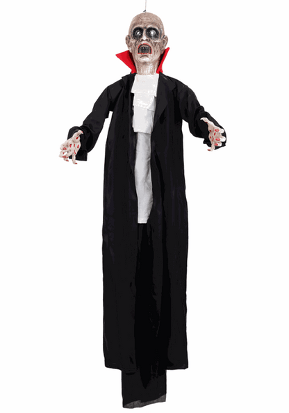 5.5FT Shaking Silas Hanging Vampire Animatronic Decoration - US 6562