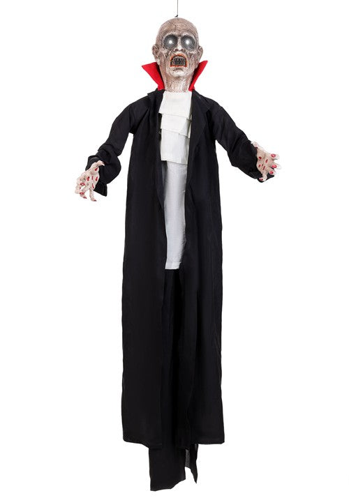 5.5FT Shaking Silas Hanging Vampire Animatronic Decoration - US 6562
