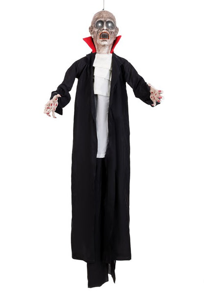 5.5FT Shaking Silas Hanging Vampire Animatronic Decoration - US 6562