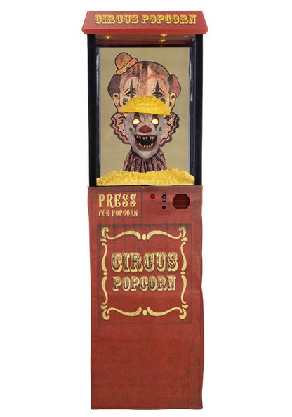 5.7FT Kernelias the Popcorn Clown Animatronic Decoration - US 4750