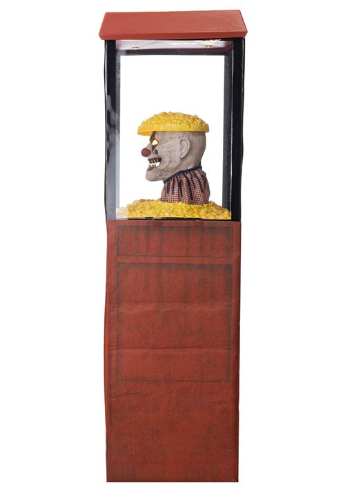 5.7FT Kernelias the Popcorn Clown Animatronic Decoration - US 4750