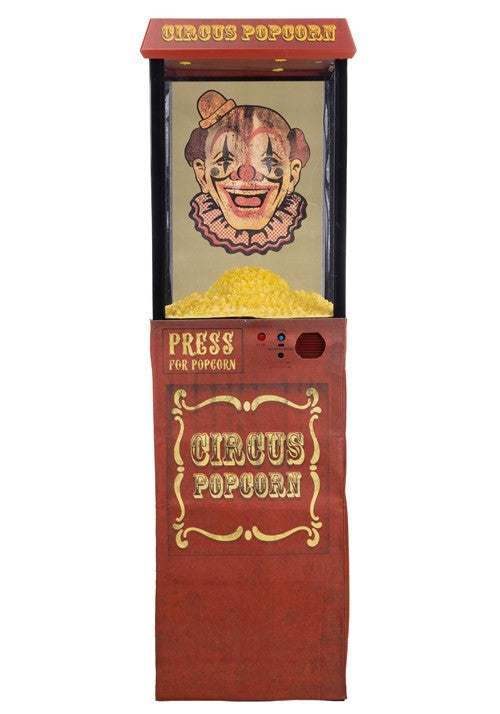 5.7FT Kernelias the Popcorn Clown Animatronic Decoration - US 4750