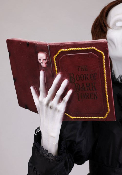 5.7FT Lorelai the Ghostly Librarian Animatronic Decoration - US 8612