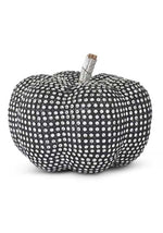 5-Inch Black Pumpkin with Rhinestones Decoration - US 9647