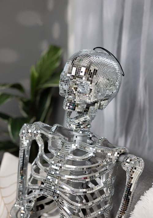 5FT Disco Skeleton Halloween Decoration - US 0746