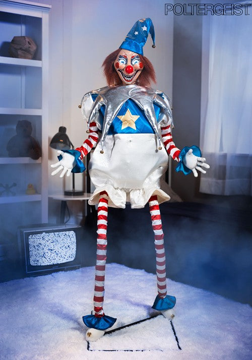 5FT Poltergeist Clown Animatronic Decoration - US 9411