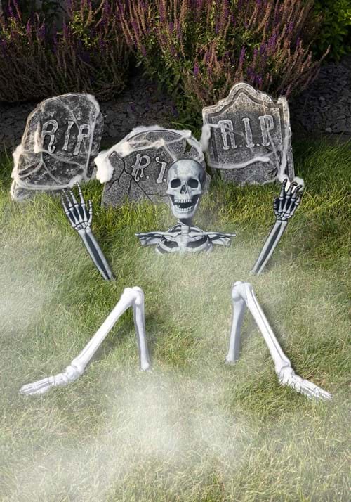 5 Piece Skeleton Ground Breaker Yard Halloween Decoration Set - US 9328