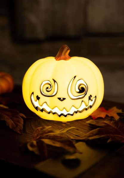 5-Inch Swirly Light Up Jack O' Lantern Decoration - US 1925