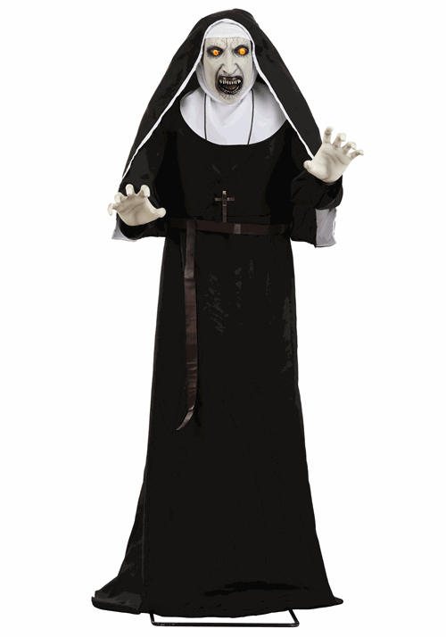 5.4FT The Nun Animatronic Halloween Decoration - US 6779