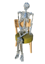 5FT Disco Skeleton Halloween Decoration - US 0746