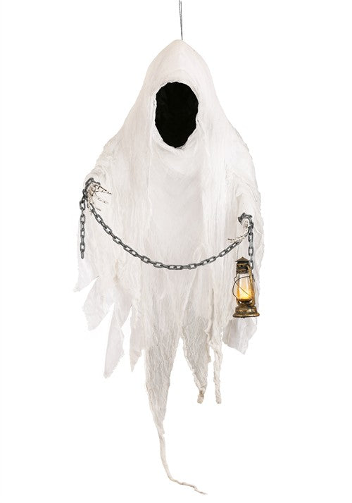 5FT Large Hanging Faceless Ghost Halloween Decoration - US 3073