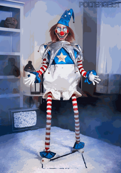 5FT Poltergeist Clown Animatronic Decoration - US 9411