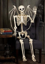 5FT Poseable Winged Skeleton Decoration - US 7348