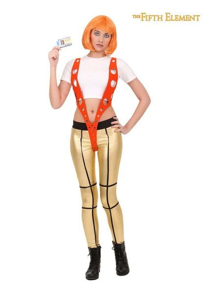 5th Element Leeloo Orange Harness Women's Costume - US 0870
