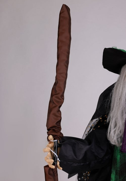 6.5FT Flying Florence Animatronic Witch Decoration - US 6572
