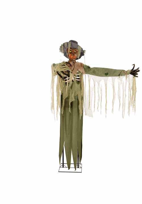 6.5FT Swiping Scarecrow Animated Decoration - Tekky - US 6343