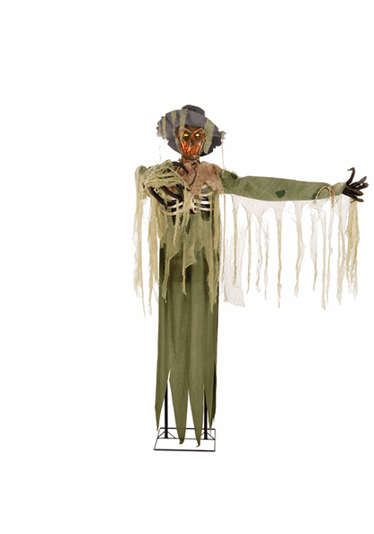 6.5FT Swiping Scarecrow Animated Decoration - Tekky - US 6343