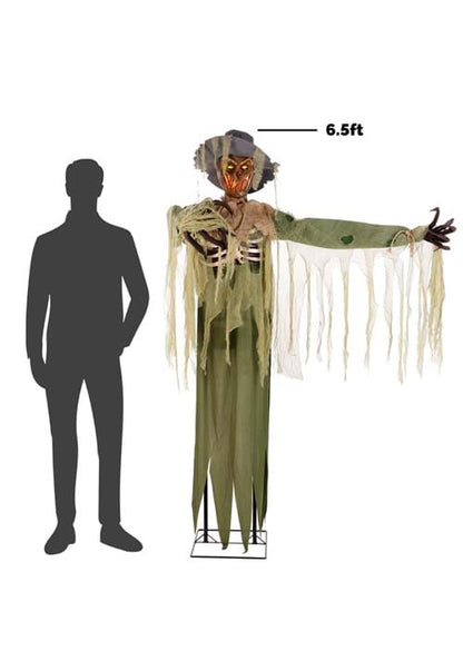 6.5FT Swiping Scarecrow Animated Decoration - Tekky - US 6343