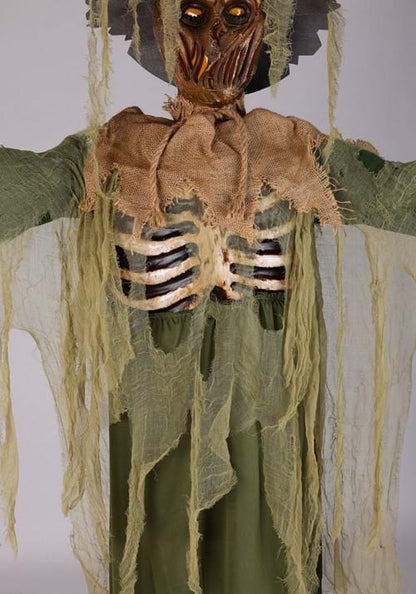 6.5FT Swiping Scarecrow Animated Decoration - Tekky - US 6343