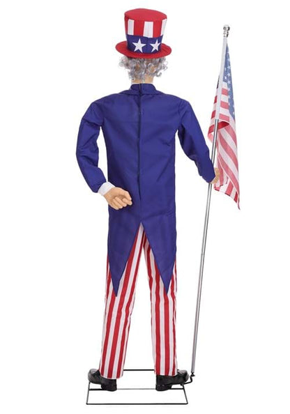 6.5FT Uncle Sam Animatronic Decoration - US 7572
