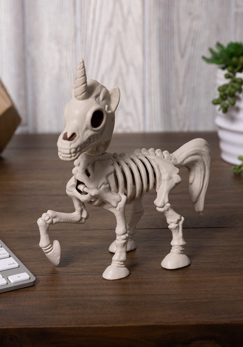 6.75-Inch Skeleton Unicorn Bonez Decoration - US 6510