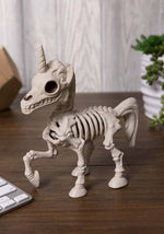 6.75-Inch Skeleton Unicorn Bonez Decoration - US 6510