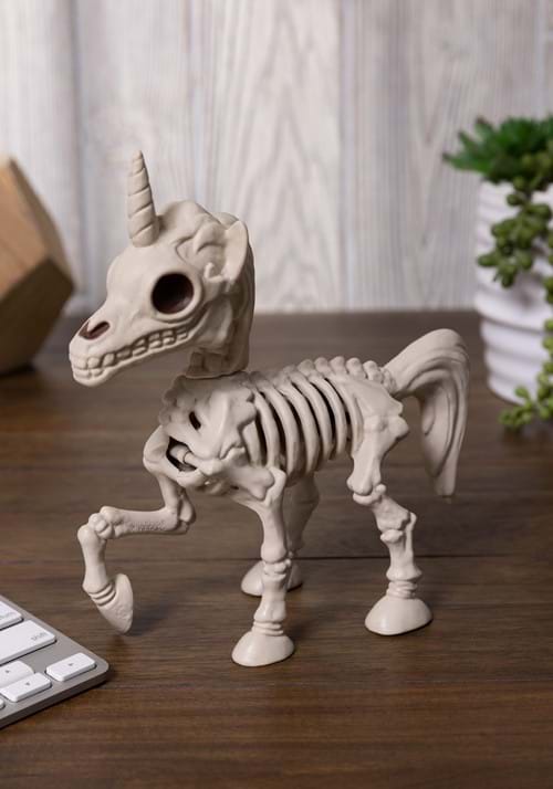 6.75-Inch Skeleton Unicorn Bonez Decoration - US 6510