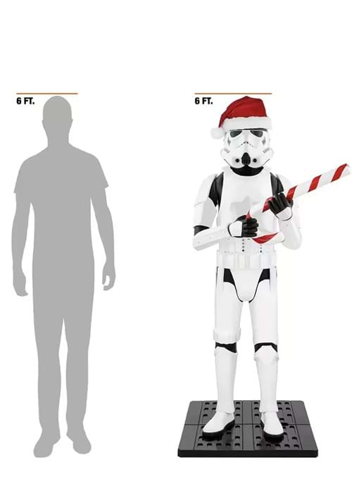 6FT Animated Star Wars Christmas Stormtrooper Decoration - US 3238