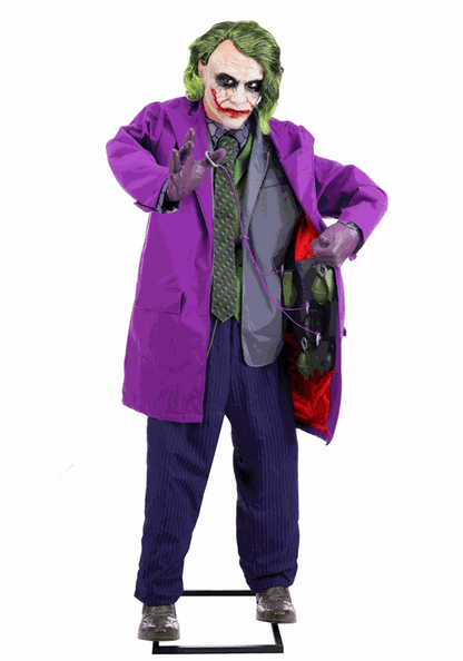 6FT DC Dark Knight Joker Animatronic Decoration - US 5046